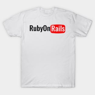 Ruby On Rails - YouTube T-Shirt